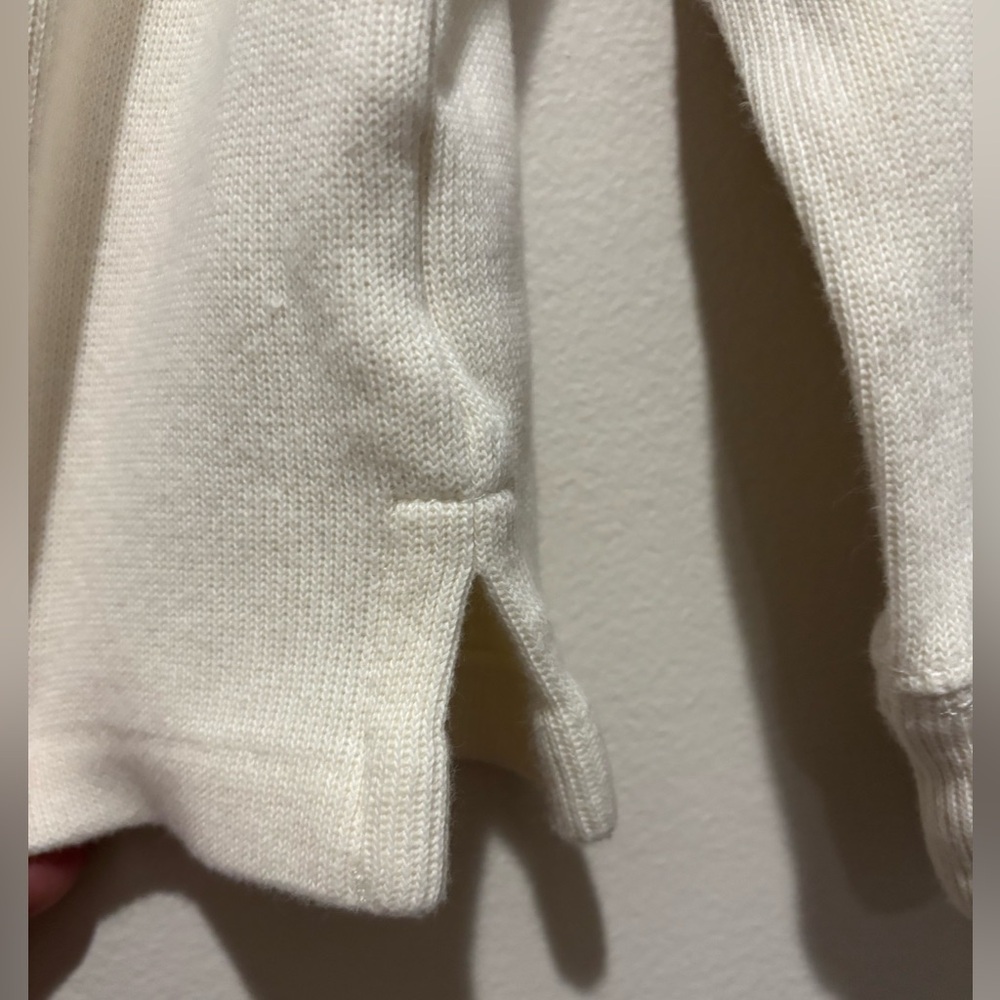 Polo by Ralph Lauren Ivory Cream Half-Zip Cotton Sweater, Boys 4 Easter Preppy - Picture 7 of 8